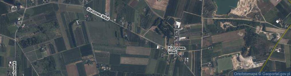 Zdjęcie satelitarne Kurczowa Wieś ul.